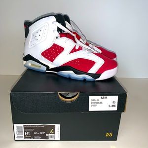 Nike Air Jordan 6 Carmine Retro - Sz 6.5